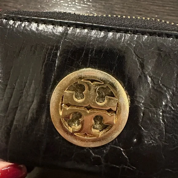 Tory Burch Small Leather Zip Wallet OS - Picture 3 of 4